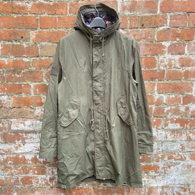 Pretty green union jack parka online