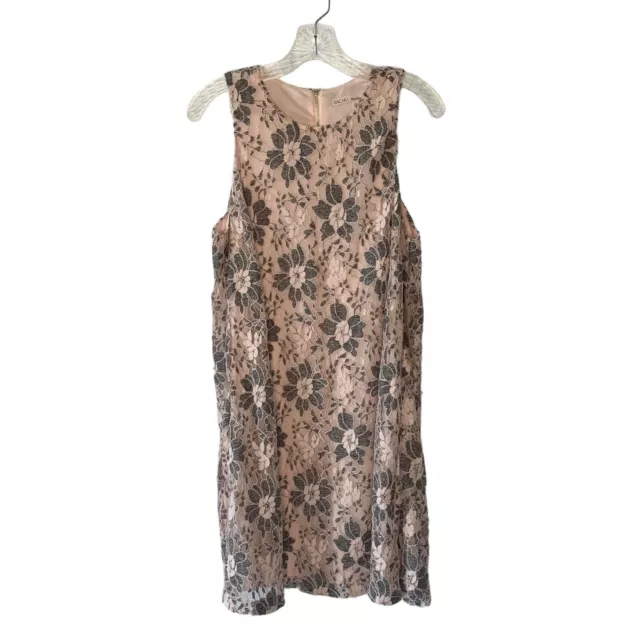 RACHEL RACHEL ROY Pink + Gray Floral Women's Lace Shift Dress NWT Size XXL