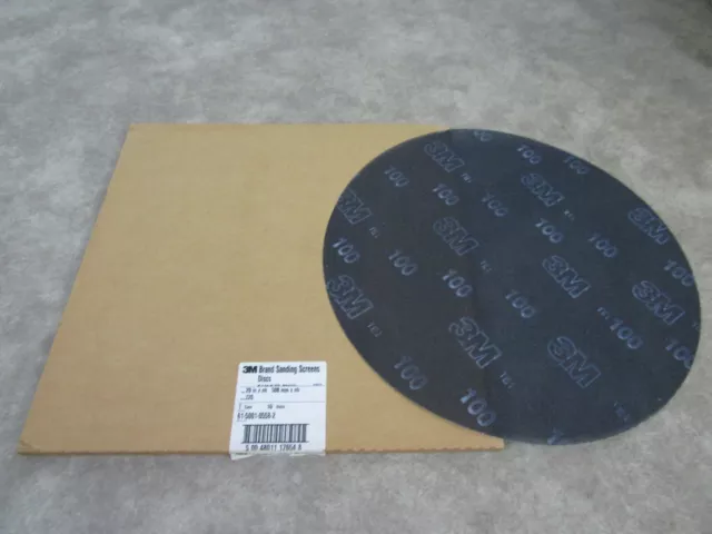 10 Pack of 20" 3M Mesh Sanding Screen 120 GRIT Floor Sanding Discs
