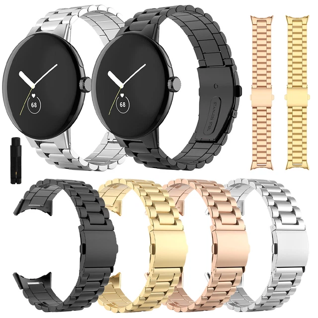For Google Pixel Watch Band Metal Strap Stainless Steel Watch Band Replacement