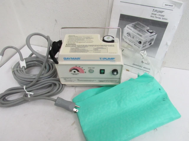 Gaymar T-Pump TP500 Heat Therapy System w Pad & Hoses Tested