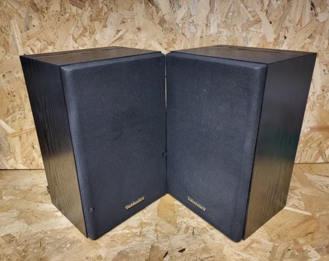 Technics 2 Way Speaker System - Black (SB-F800) Vintage Hi-Fi Seperate 8 Ohm
