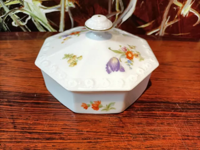 Rosenthal María Ramo Del Verano - Butterdosen Tapa Ø 12cm