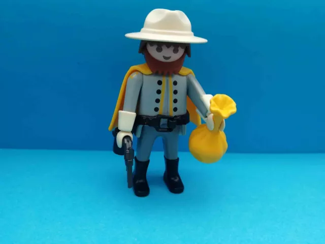 PLAYMOBIL Western -  US KAVALLERIE  SÜDSTAATEN  SOLDAT ZAHLMEISTER ! 3785