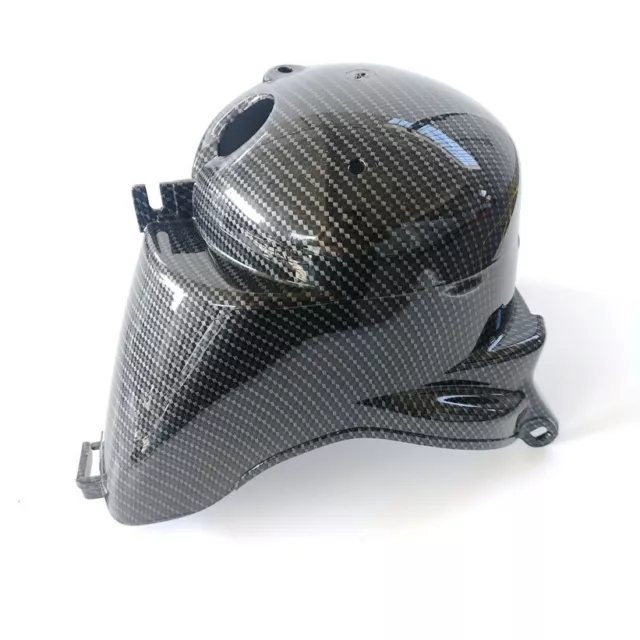 Cuffia Cilindro Motore Vespa PX 125 150 COSA 125 150 Carbonio Lucido Carbon Look