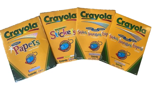 CRAYOLA STARDUST PATTERN Stickers, Inkjet Printable Creative Papers for Kids $14.39 - PicClick crayola-stardust-pattern-stickers-inkjet-printable-creative-papers-for-kids-14-39-picclick