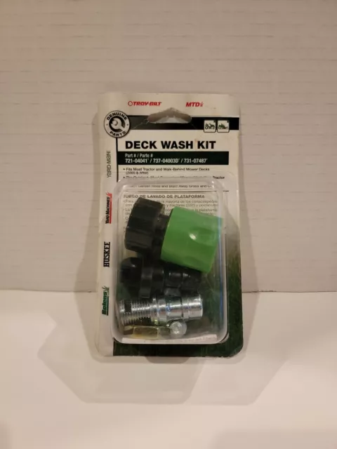 MTD Lawn Mower Deck Wash Kit  Genuine 721-04041, 737-04003D, 731-07487