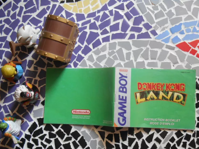 -- MoDE D'EMPLOi *  DoNKeY  KoNG  LAND  -- FAH --* NINTENDo  GamebOy  1995 * --