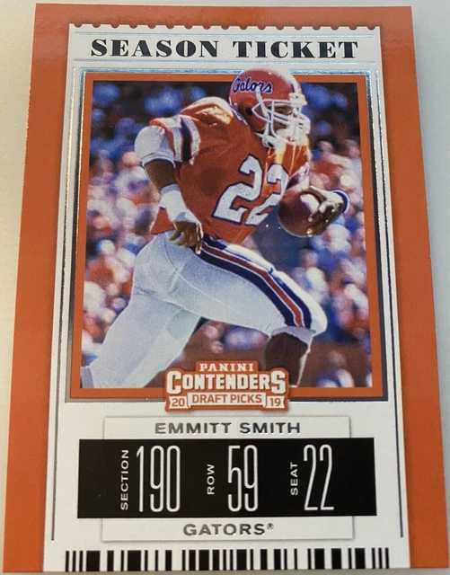2019 Panini Contenders Draft Picks Emmitt Smith #37 Florida Gator Card! D63
