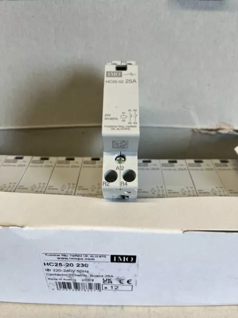 Imo - Hc25-20230 Modular Heating Contactor 25A 2 Pole Normally Open, 230Vac Coil