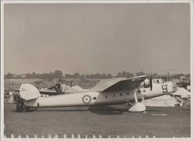 Bristol Bombay K3583 9 Original Vintage Press Photo Raf Royal Air Force