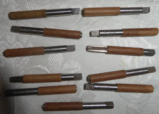 Vintage Lot of 11 ¼ - 28 NF G1 High Sped Taps