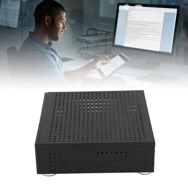 MINI ITX COMPUTER Case PC Case HTPC Aluminum Alloy Desktop Computer £37 ...