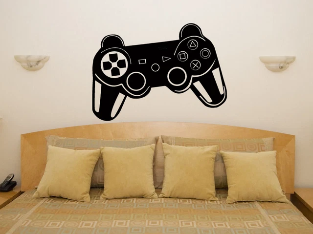 PS Gaming Gamepad Pad Game Children's Bedroom Decal Wall Art Sticker Picture