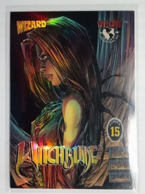 WIZARD: Witchblade (#16 Promo Chromium Trading Card) 1997 Top Cow Comics.