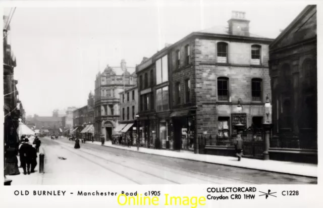 Postcard Pamlin Prints C1228 Old Burnley Manchester Road c1905