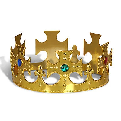 Plastic Jeweled King's Crown