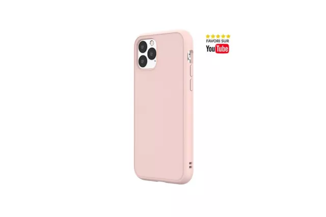 Ibroz Coque RhinoShield Solidsuit rose + protection écran pour Apple Iphone 13