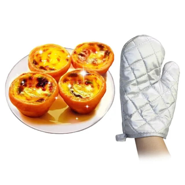 1 pieza de guantes de algodón grueso para microondas guantes resistentes al calor y aislados