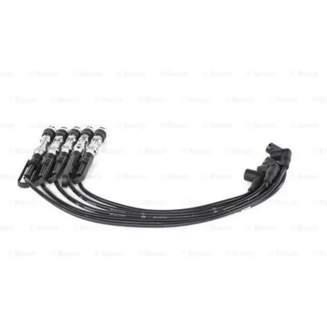 BOSCH Set Accensione Cavo Accensione Adatto A per VW Bora 2.3 V5 Seat Toledo II 3