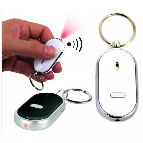 Cerca chiavi sonoro trova chiavi allarme fischio Key Finder batterie incluse