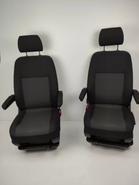VW T5 GP T6 Fahrersitz Beifahrersitz Sitze Sitz Armlehne Double Grid  Sitzheizung EUR 2.300,00 - PicClick DE