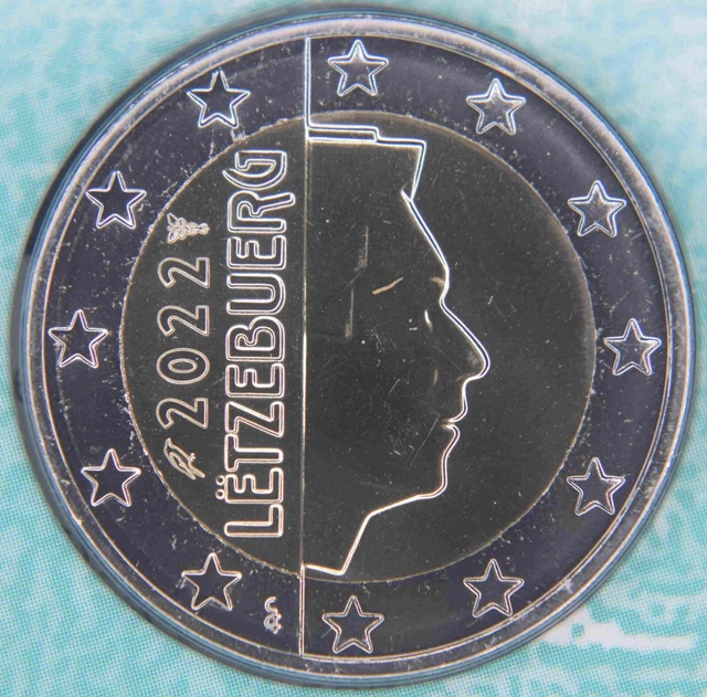 LUXEMBOURG 2022 PIECE 2 Euros Monnaie Neuve de Rouleau Unc Qualite Premium EUR 7,85 PicClick FR