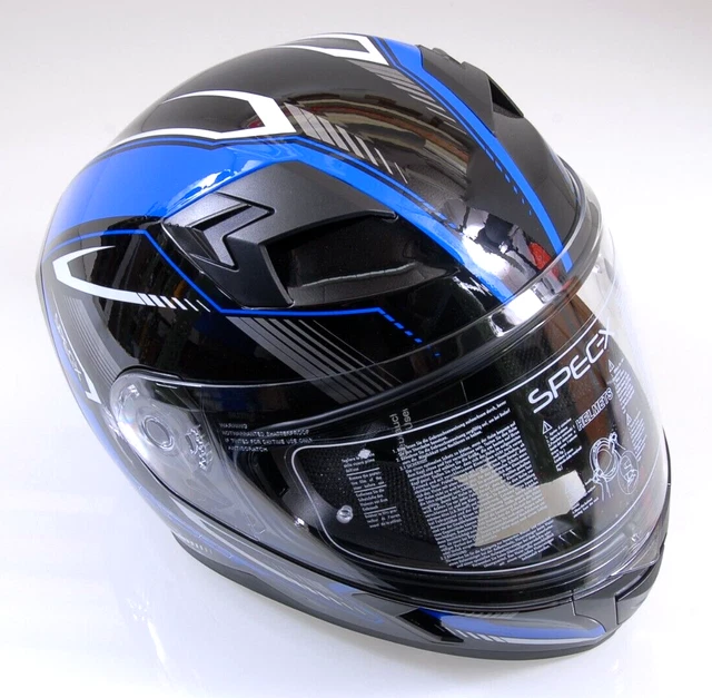 SPEC-X Casque Intégral Sx-82.02/R2 Bleu GR. XS Restes Casque de Moto Spx #6