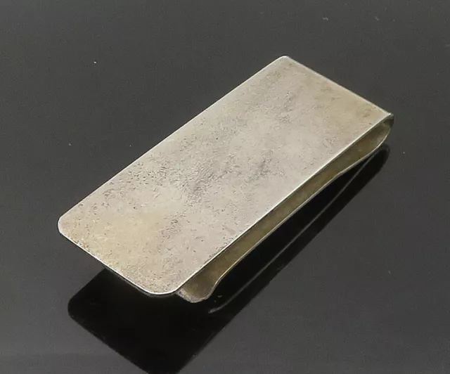 TIFFANY & CO. 925 Sterling Silver - Vintage Shiny Minimalist Money Clip - TR3009