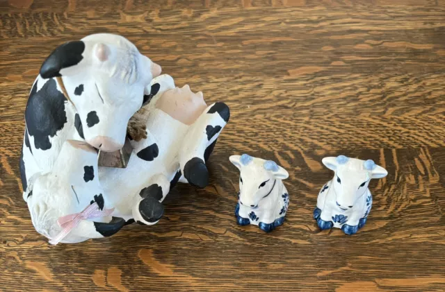 Cows Salt Pepper Shakers & Kissing Cows