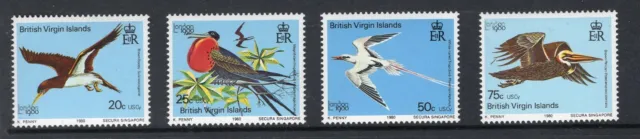 Virgin Islands, Scott 385-88, Birds London, MNH, 1980