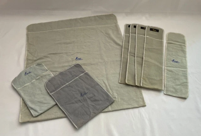 Macy's Sterling SIlver Flatware Storage Bags - Lot of 8 Macy's Sterling SIlver Flatware Storage Bags - Lot of 8