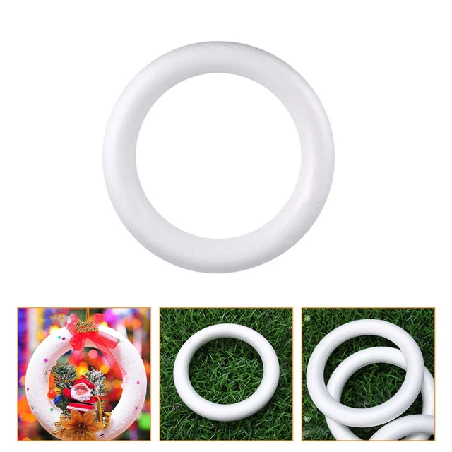 Anneau De Couronne Mousse Bague Décorations Salle Bain Fleurs Noël En