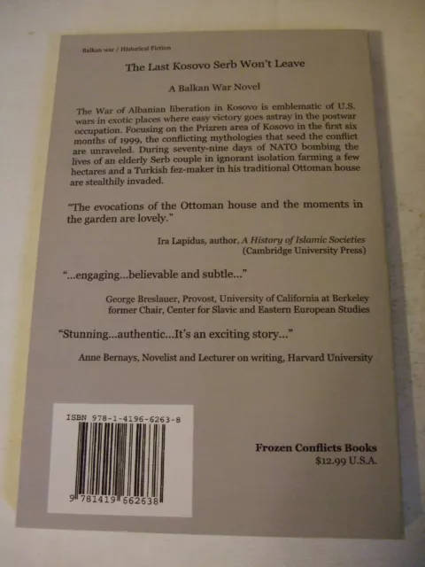 The Last Kosovo Serb Won't Leave: A Balkan War Novel by Susan Southworth 2