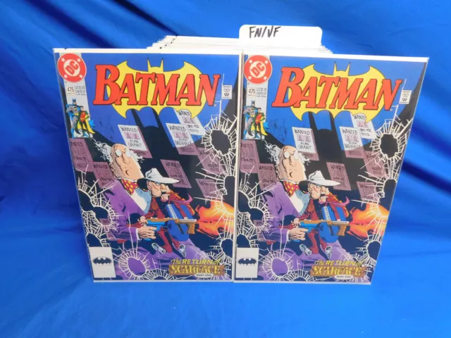 Batman #475 DC (1992) Key 1st Appearance Rene Montoya 1st Print & Rare 2nd Print