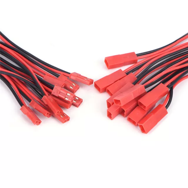 10X 2Pin 2.54mm Male and Female Wire Connector Plug Cable For RC Battry Model-hf