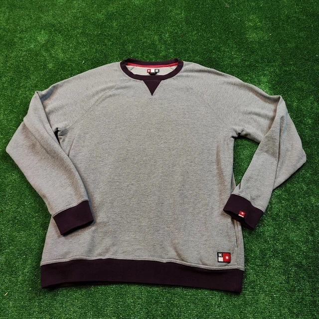 DC SHOES CO Pull Adulte Extra Large Gris Skate Sports Solide Casual Col