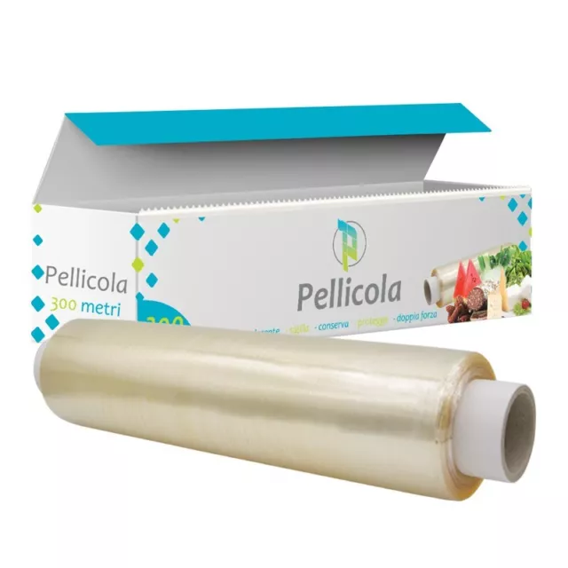 Bobina Pellicola Alimentare Larghezza 30Cm 300 Metri Rotolo Per Alimenti