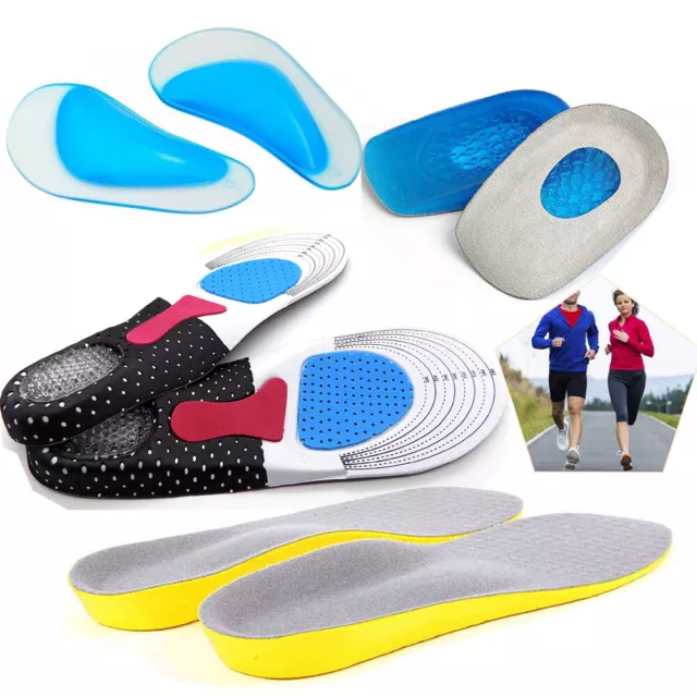 Orthotic Shoe Insoles Orthopaedic Arch Support Pads Comfort Heel Gel All Types