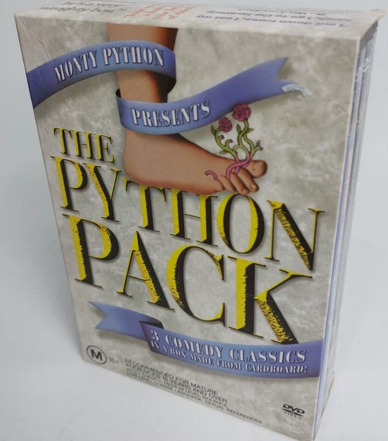 MONTY PYTHON - The Python DVD Pack Life of Brian Holy Grail Something ...