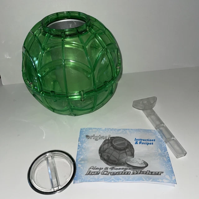 ORIGINAL PLAY & Freeze Ice Cream Maker With Wrench & Directions