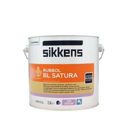 Sikkens Rubbol BL Satura blanco 2,5L PU-pintura brillante de seda