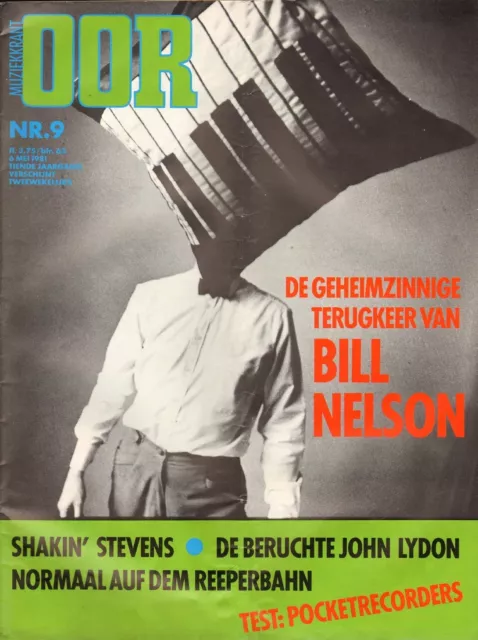 MAGAZINE OOR 1981 nr. 09 - NORMAAL / BILL NELSON / SHAKIN' STEVENS / BAZOOKA