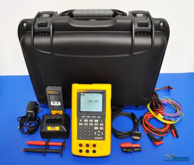 Fluke 744 Documenting Multifunction Process Calibrator HART NIST Calibrated Fluke 744 Documenting Multifunction Process Calibrator HART NIST Calibrated
