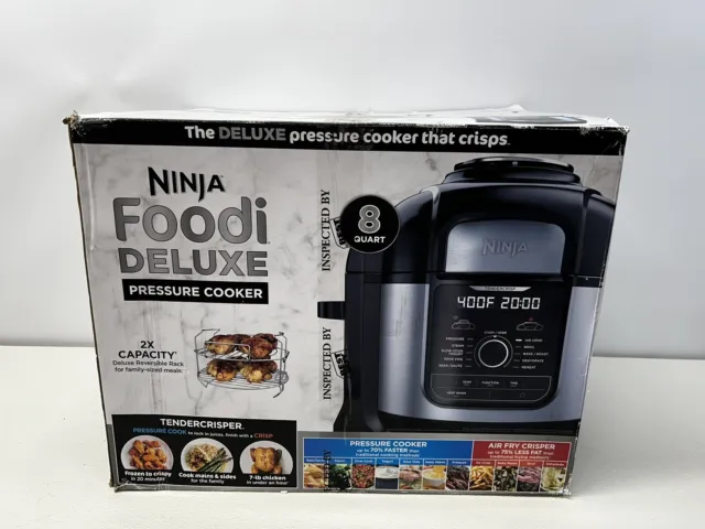 Ninja Foodi 8-Qt Deluxe XL 9-in-1 Pressure Cooker & Air Fryer on