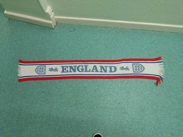 Vintage England Football Supporters Scarf