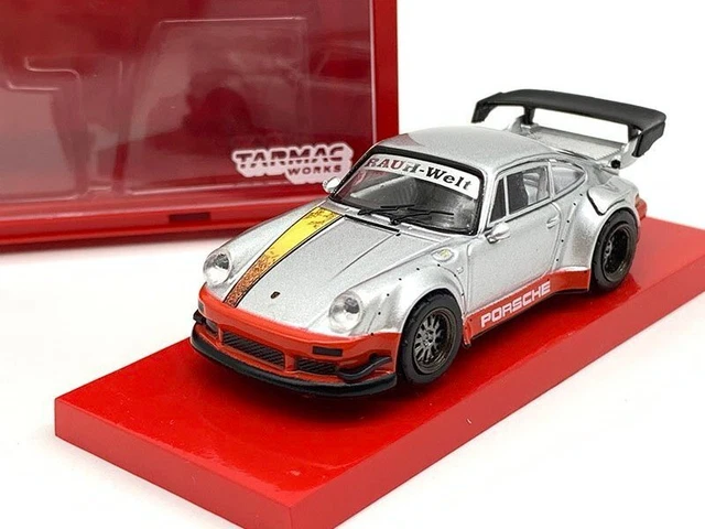 Porsche RWB 930 1/18 – Ignition Model, Couleur Silver/red, Neuve
