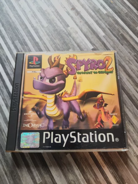 Spyro 2: Gateway to Glimmer, PS1. TESTED / BOXED