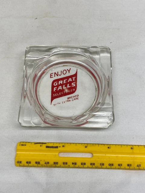 Vintage Original GREAT FALLS Select Beer BREWERY MONTANA Advertising ASHTRAY