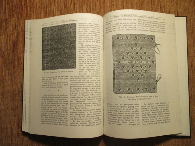 Loubier DER BUCHEINBAND 1904 Bibliophilie EINBANDKUNST Buchbinder HANDEINBAND 23